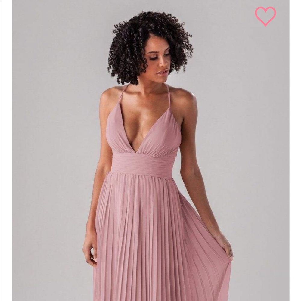Kennedy Blue “Summer” bridesmaid dress.Desert Rose